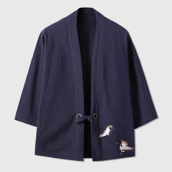WLS Sab Cardigan Kimono Navy Blue