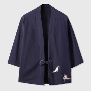 WLS Sab Cardigan Kimono Navy Blue