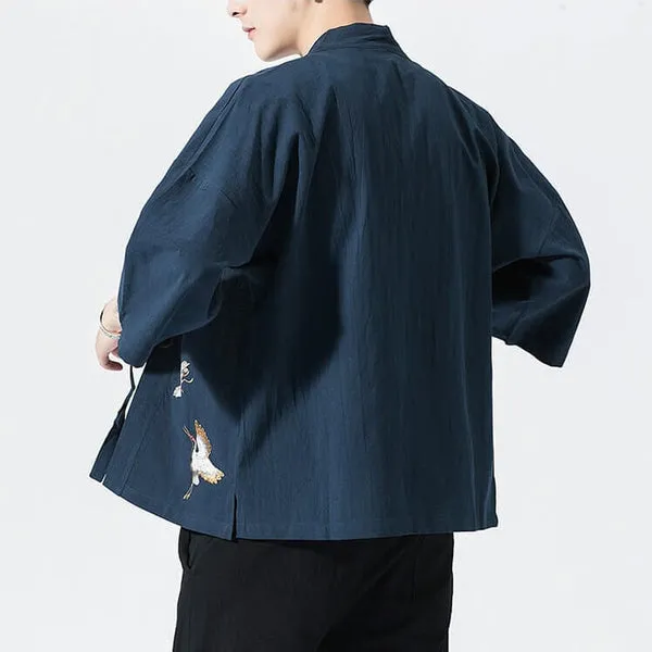 WLS Sab Cardigan Kimono Navy Blue