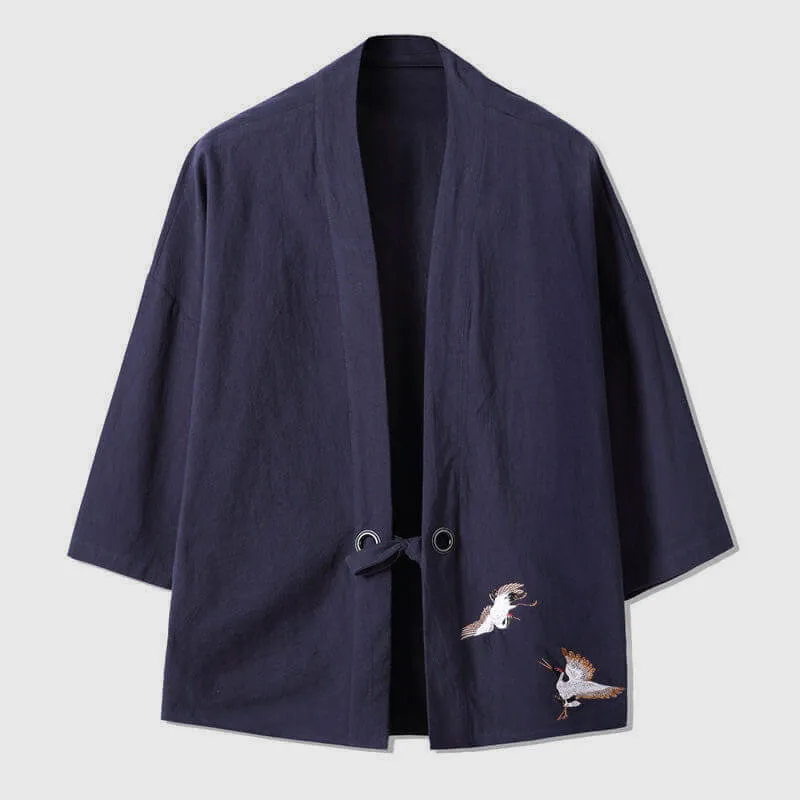 WLS Sab Cardigan Kimono Navy Blue