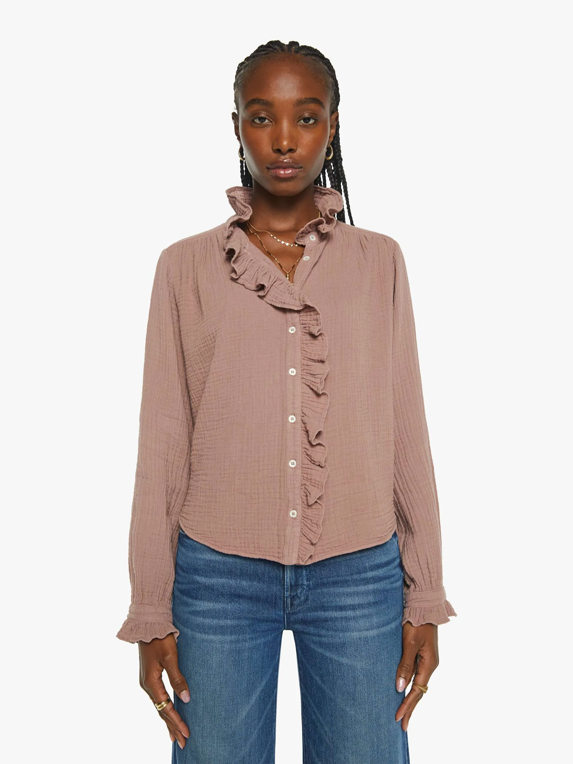 XiRENA Gillian Shirt - Dusty Rose